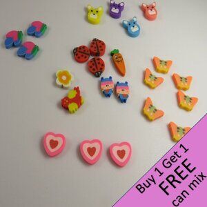 Easter Egg Filler: Small Erasers (24 items) Bunnies, Eggs, Carrots